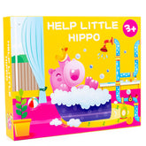 Children's Hippo Bathing Puzzle Board Game